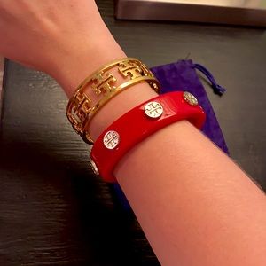 TORY BURCH WIDE BANGLE BUNDLE (2-for-1)